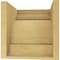 Ekena Millwork 10"W x 10"D x 10"H Wide New Brighton Rough Cedar Woodgrain TimberThane Corbel, Primed Tan CORUR10X10X10NEBRCPR - alternate 3